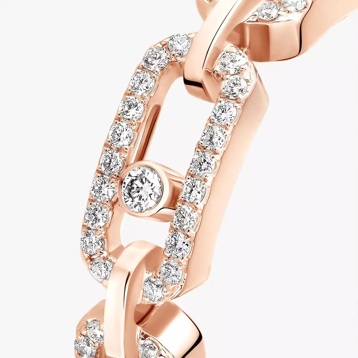 [Royal&Vicky]Move Link Pave Set Diamond Ring