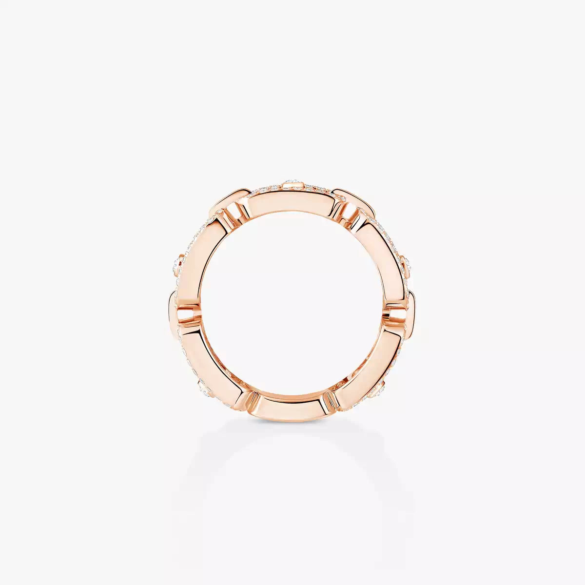 [Royal&Vicky]Move Link Pave Set Diamond Ring