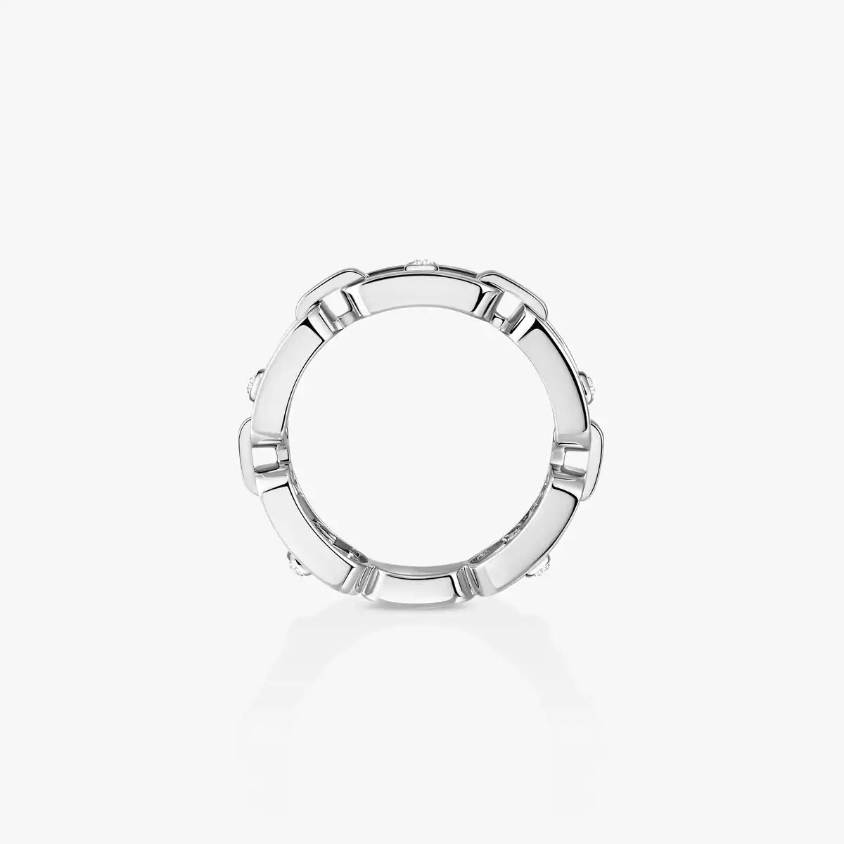 [Royal&Vicky]Move Link Pave Set Diamond Ring