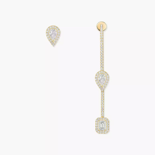 [Royal&Vicky]Diamond Drop Earrings My Twin