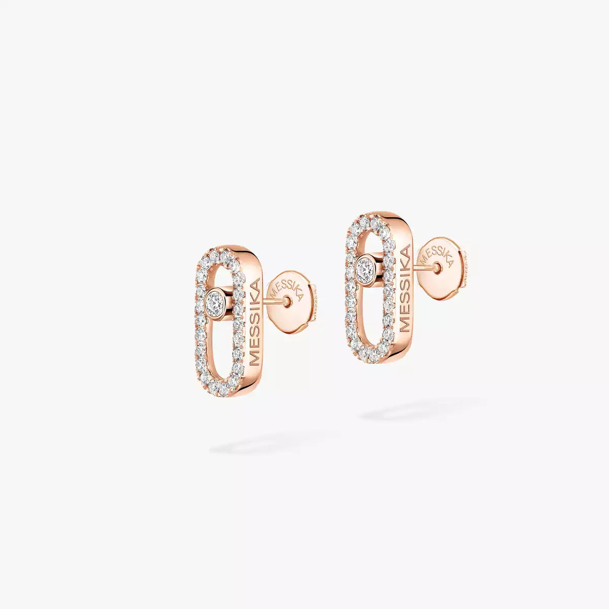 [Royal&Vicky]Move Uno Diamond Earrings