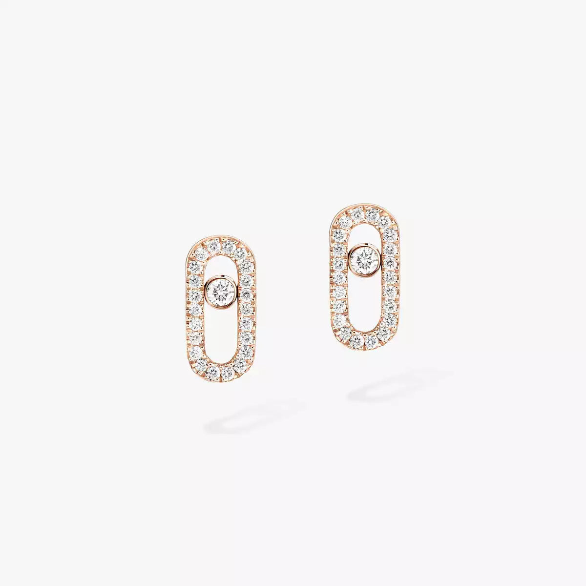 [Royal&Vicky]Move Uno Diamond Earrings