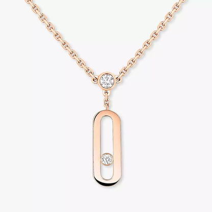 [Royal&Vicky] Move Uno Diamond Necklace
