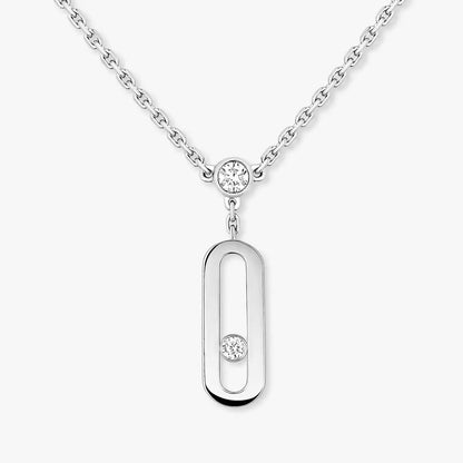 [Royal&Vicky] Move Uno Diamond Necklace