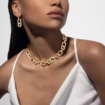 [Royal&Vicky] So Move XL Diamond Hoop Earring