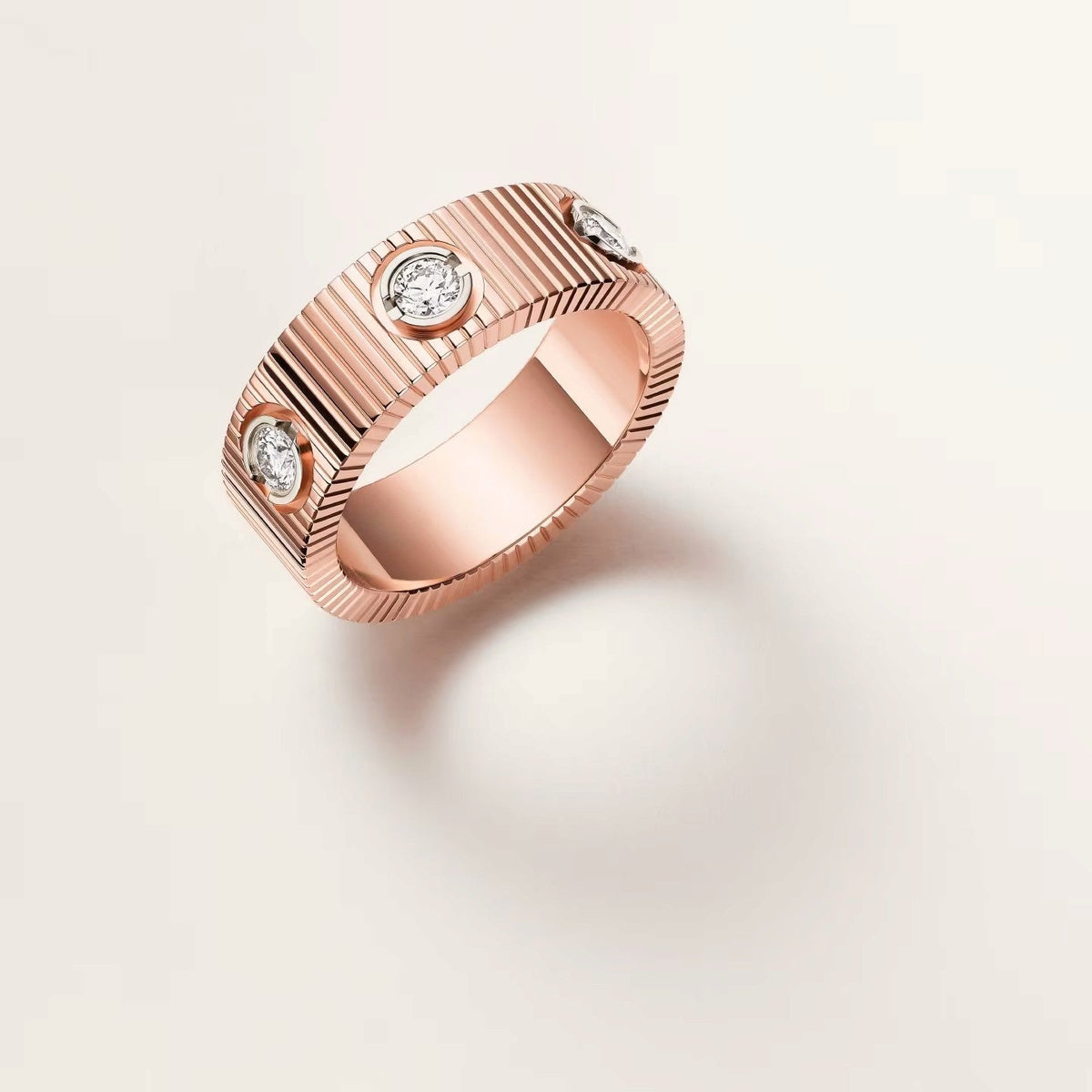 [Royal&Vicky]LOVE 6.5MM UNLIMITED RING, 6 DIAMONDS