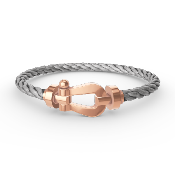 [LUXE]FORCE GROSSES HUFEISENARMBAND OHNE DIAMANT ROSÉGOLD