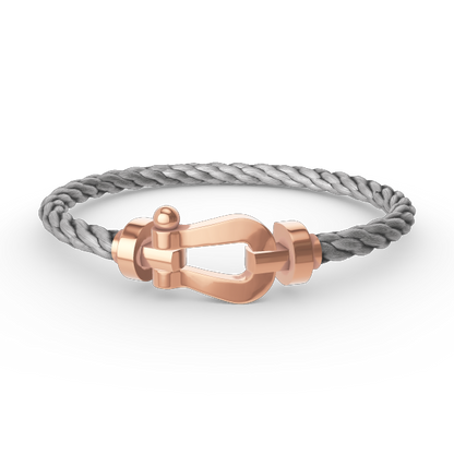 [LUXE]FORCE GROSSES HUFEISENARMBAND OHNE DIAMANT ROSÉGOLD