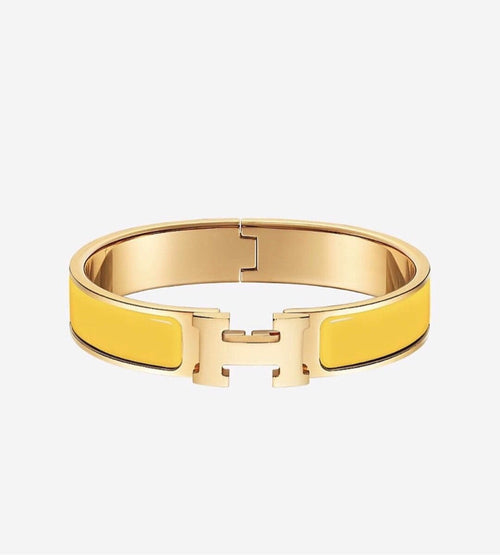 [Royal&Vicky]H YELLOW BRACELET