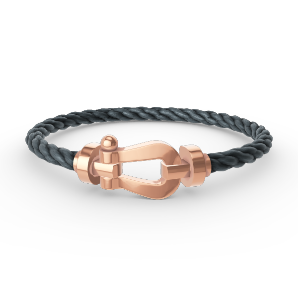 [LUXE]FORCE GROSSES HUFEISENARMBAND OHNE DIAMANT ROSÉGOLD