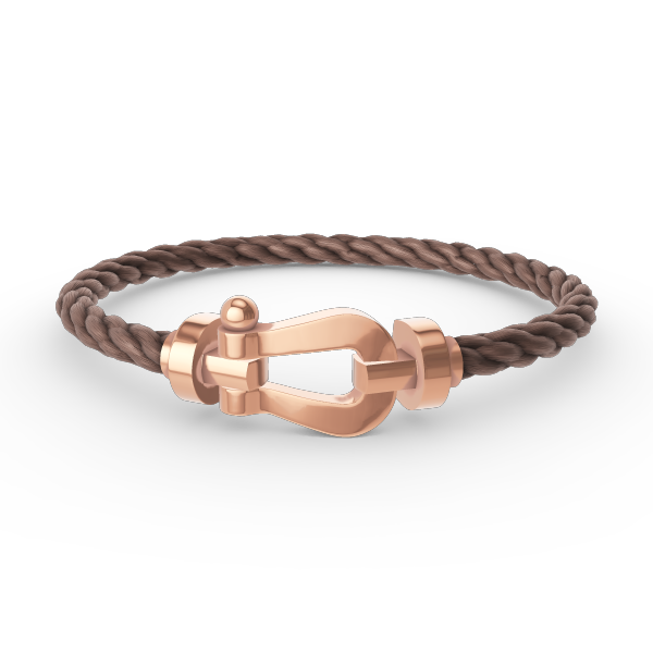 [LUXE]FORCE GROSSES HUFEISENARMBAND OHNE DIAMANT ROSÉGOLD