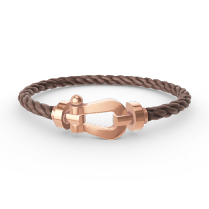 [LUXE]FORCE GROSSES HUFEISENARMBAND OHNE DIAMANT ROSÉGOLD