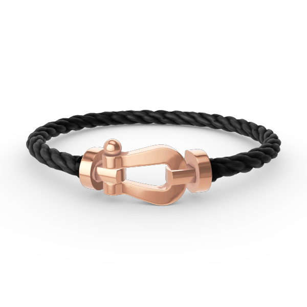 [LUXE]FORCE GROSSES HUFEISENARMBAND OHNE DIAMANT ROSÉGOLD