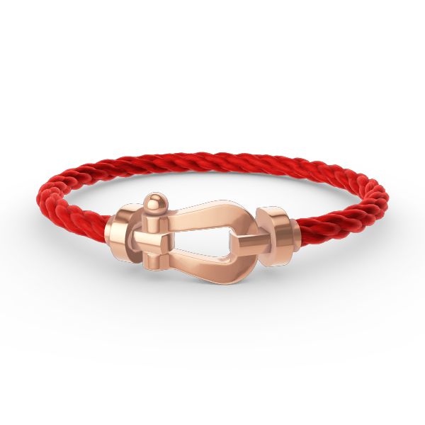 [LUXE]FORCE GROSSES HUFEISENARMBAND OHNE DIAMANT ROSÉGOLD