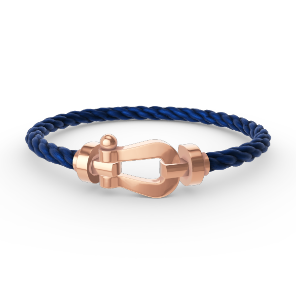 [LUXE]FORCE GROSSES HUFEISENARMBAND OHNE DIAMANT ROSÉGOLD