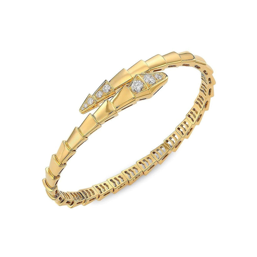 [ROYAL]SERPENTI BRACELET DIAMONDS PINK GOLD