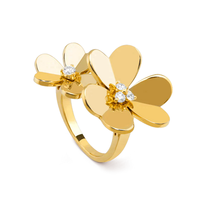 [ROYAL]CLOVER COMOS GOLD DIAMOND RING