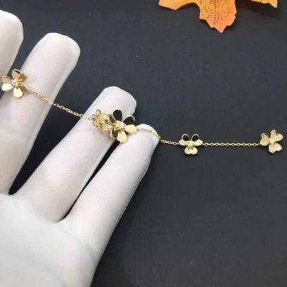 [Royal]FRIVOLE GOLD 5 FLOWERS BRACELET