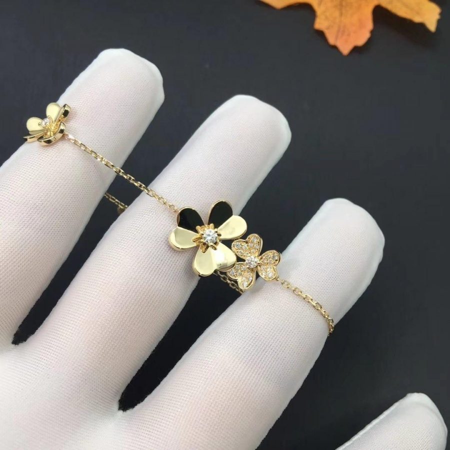 [Royal]FRIVOLE GOLD 5 FLOWERS BRACELET