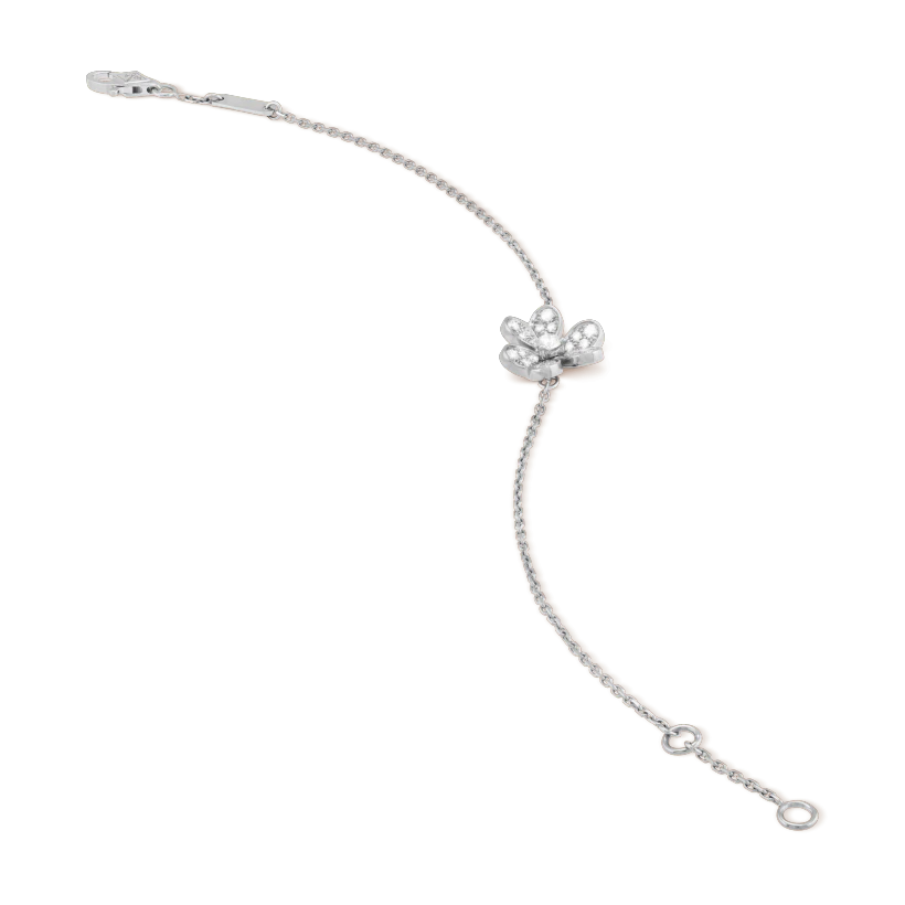 [ROYAL]FRIVOLE SILVER FLOWER DIAMOND BRACELET