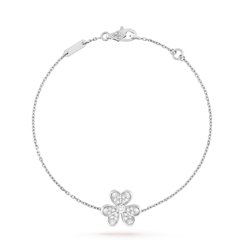 [Royal]FRIVOLE SILVER FLOWER DIAMOND BRACELET