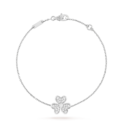 [Royal]FRIVOLE SILVER FLOWER DIAMOND BRACELET