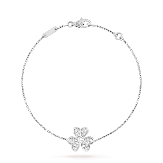 [ROYAL]FRIVOLE SILVER FLOWER DIAMOND BRACELET