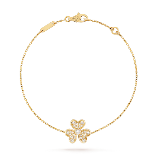 [ROYAL]FRIVOLE GOLD FLOWER DIAMOND BRACELET