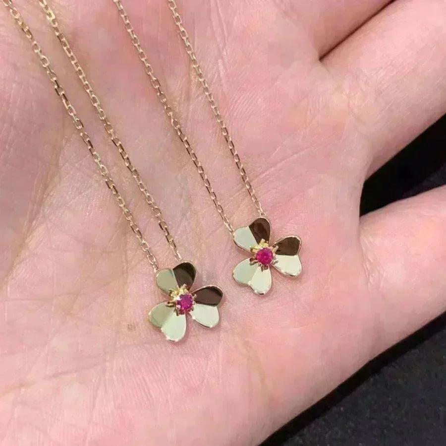 [ROYAL]FRIVOLE GOLD FLOWER NECKLACE