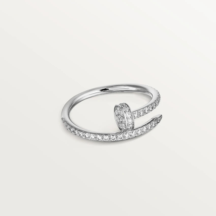 [LUXE]JUSTE RING 1,8 MM SILBER DIAMANTEN