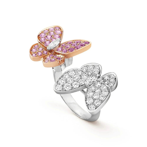 [Royal&Vicky]TWIN BUTTERFLY DIAMOND RING